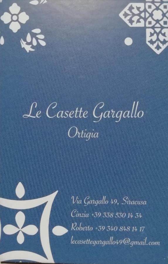 Le Casette Gargallo 1 - Ortigia Syracuse Ngoại thất bức ảnh